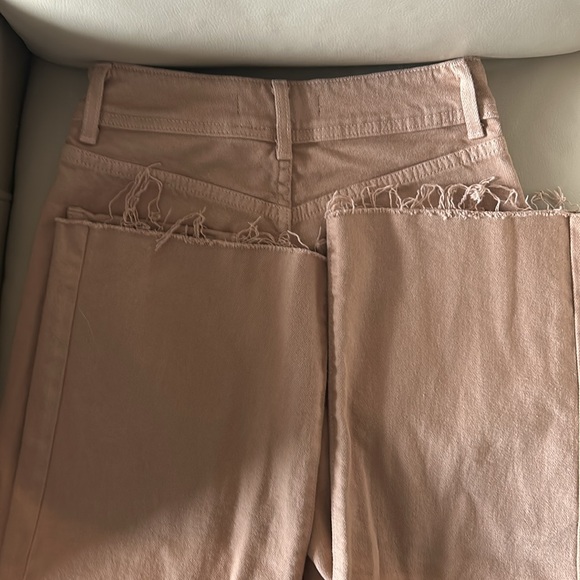 JUST BLACK NAUTICAL WIDE LEG DENIM IN CAMEL - Picture 7 of 7